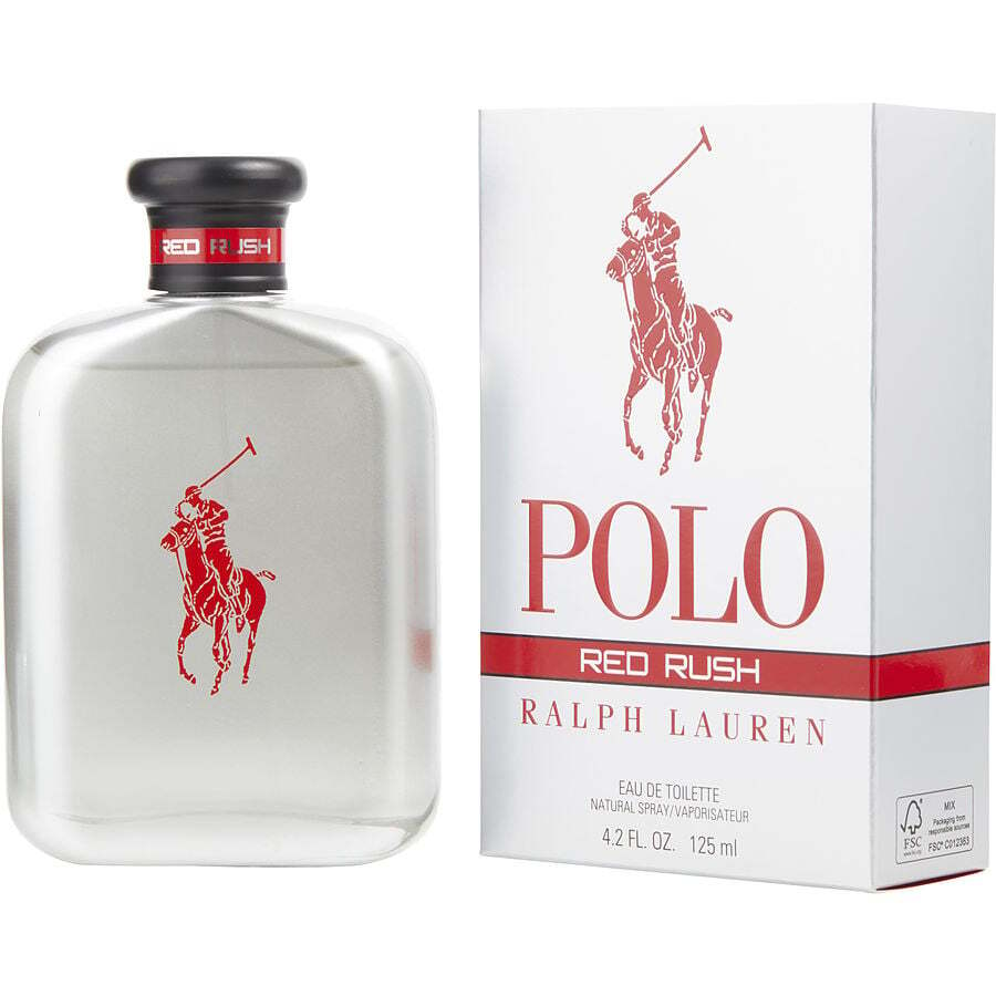 POLO RED RUSH by Ralph Lauren (MEN) - EDT SPRAY 4.2 OZ