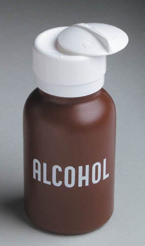 Liquid Push Down Alcohol Dispenser- 8 Oz