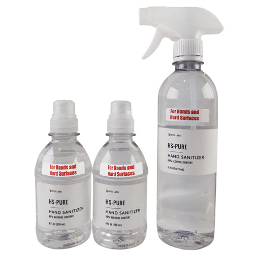 Spray Disinfectant & Sanitizer Kit for Hard Surfaces & Hands