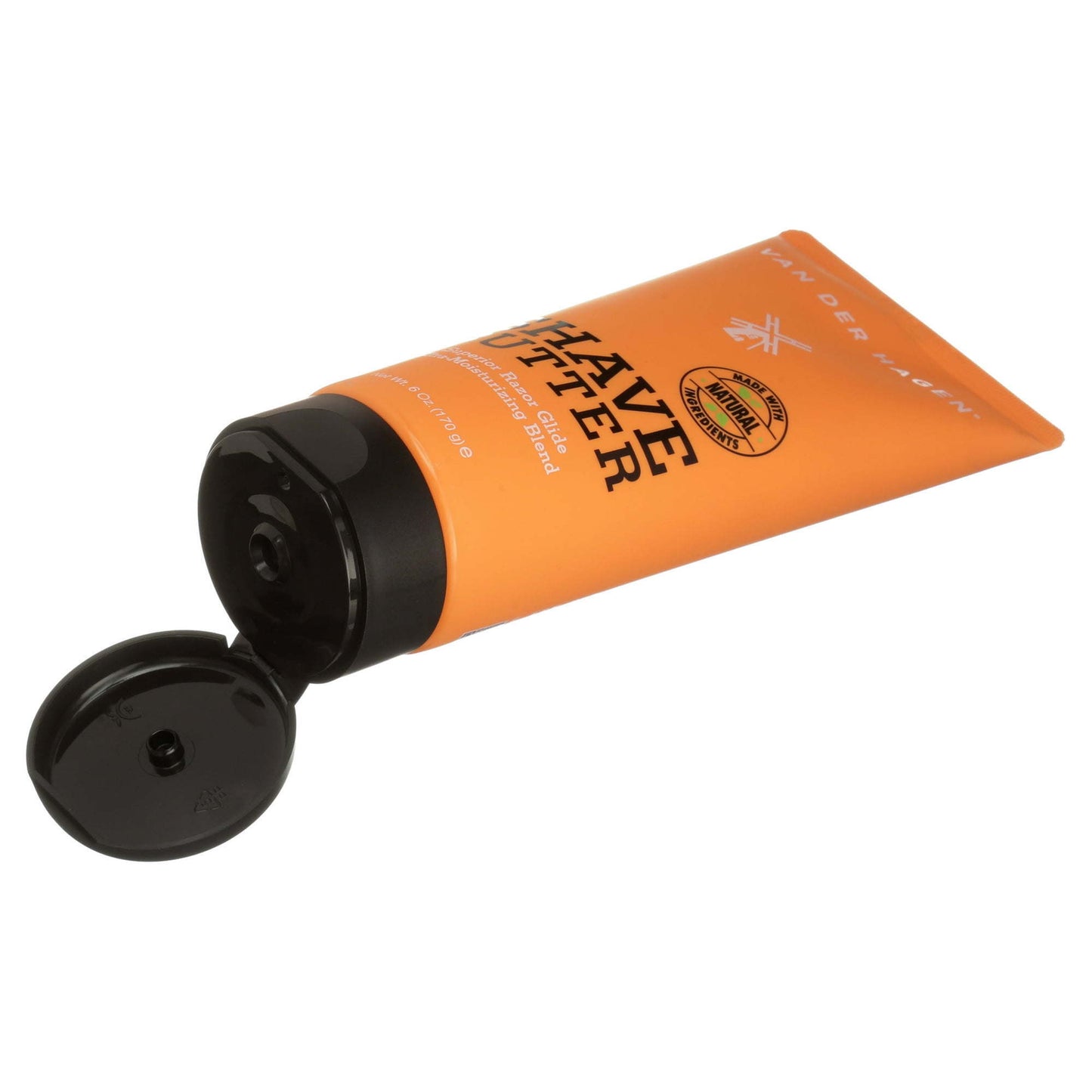 Van der Hagen Shave Butter Beard Shaving Cream, Formulated with Natural Oils, 6 oz