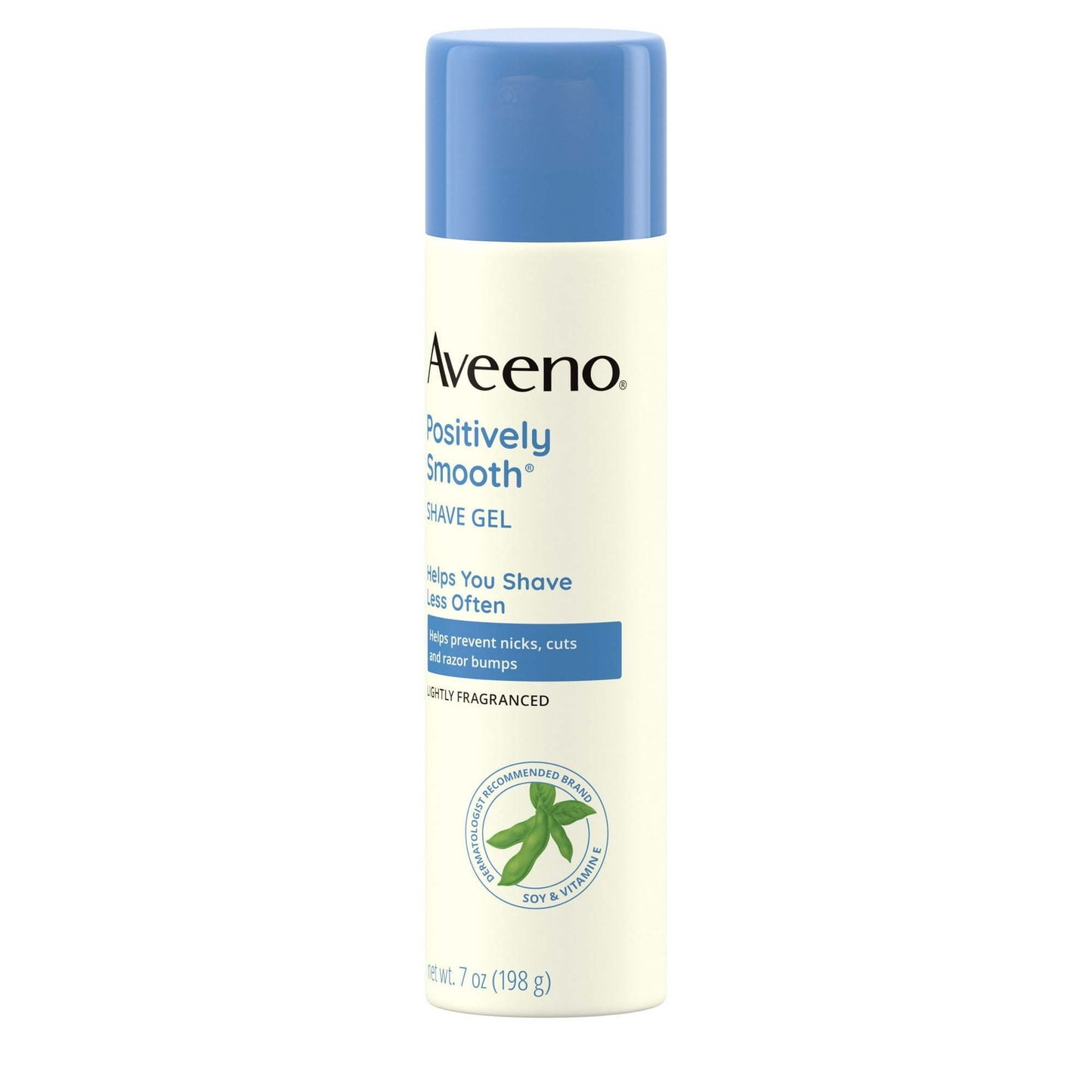 Aveeno Positively Smooth Moisturizing Shaving Cream, Shave Gel with Aloe, Lightly Scented, 7 oz