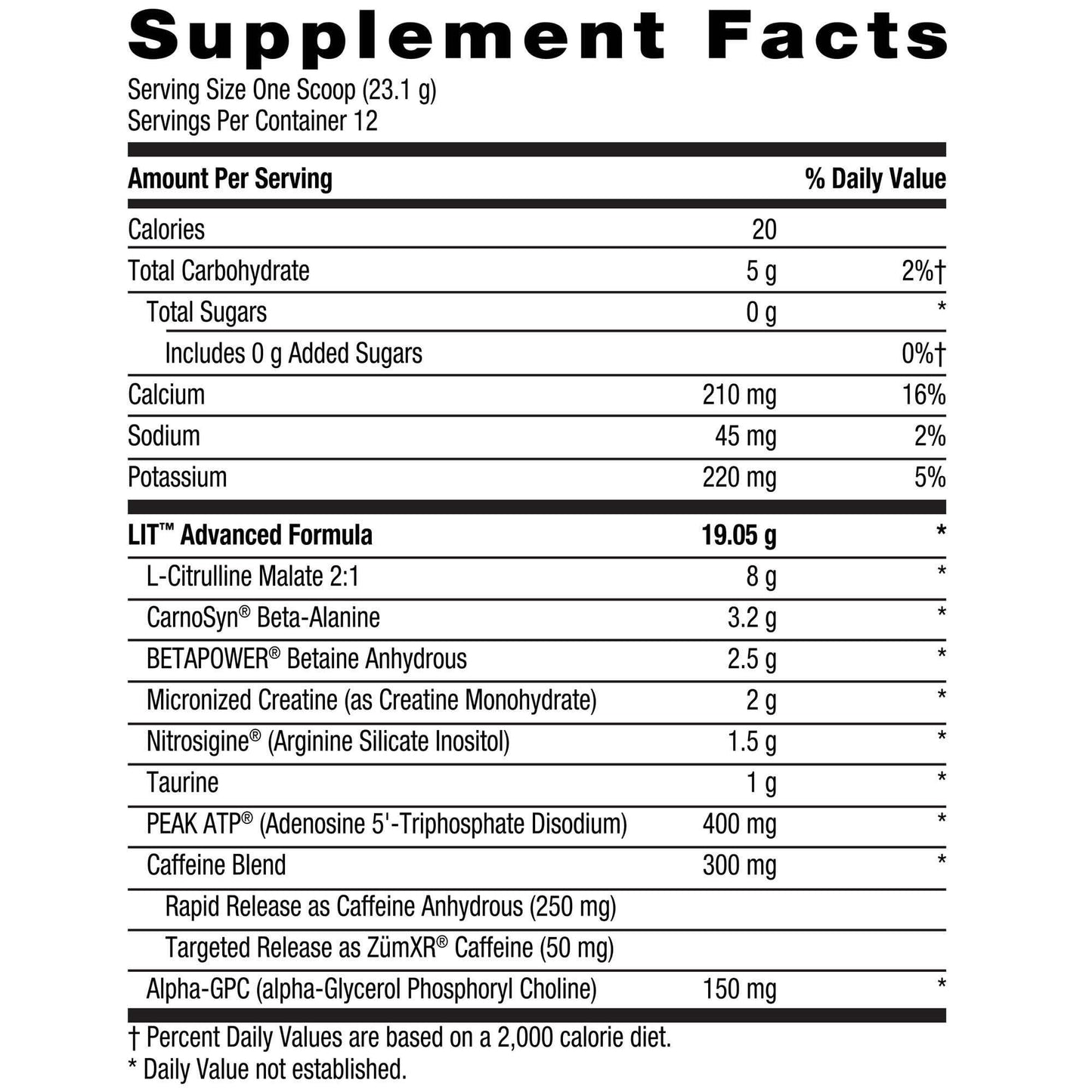 Beyond Raw LIT(TM) AF Pre-Workout Powder, Sweet & Tart, 9.78 oz