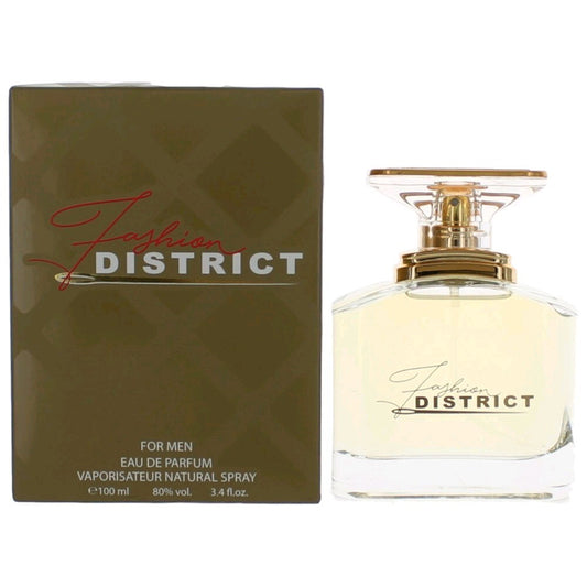 Fashion District by Fashion District, 3.4 oz Eau De Parfum Spray for Men